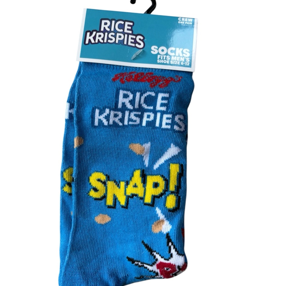 NWT Rice Krispies Kellogg’s Blue Crew Socks
